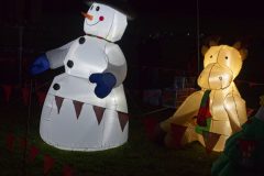 Schneemann und Elch